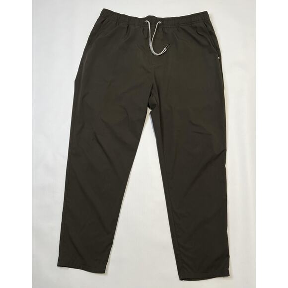 Vuori Pants Mens 2XL XXL Lined Elastic Waist Performance Joggers Lightweight - Picture 1 of 11